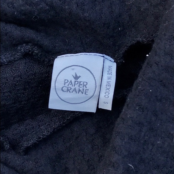 Unique black mock neck / turtle neck sweater - Picture 3 of 4